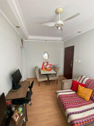 Imagem Apartamento com 1 Quarto para Alugar, 48 m² em Encruzilhada - Santos Imagem Apartamento com 1 Quarto para Alugar, 48 m² em Encruzilhada - Santos
