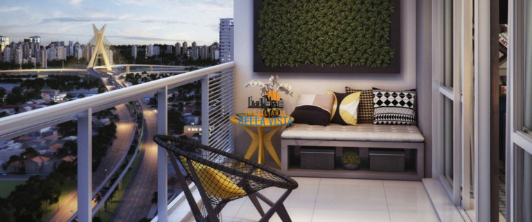 Imagem Apartamento com 1 Quarto à Venda, em Brooklin - São Paulo Imagem Apartamento com 1 Quarto à Venda, em Brooklin - São Paulo