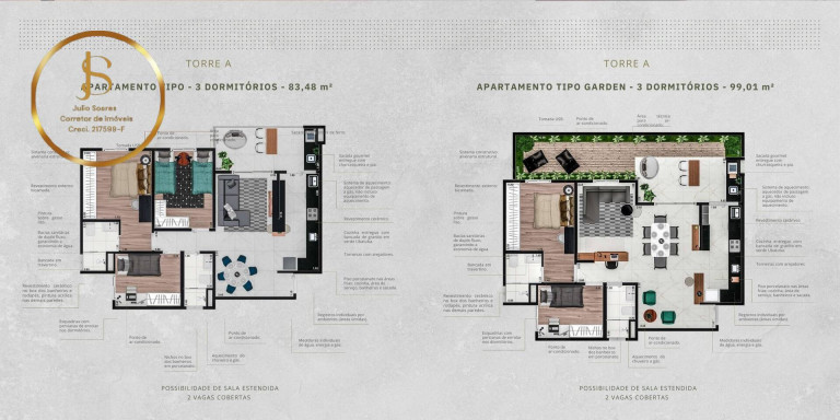 Imagem Apartamento com 3 Quartos à Venda, 83 m² em Chacara Sta Margarida - Paulínia