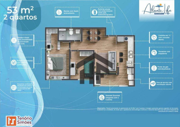 Imagem Apartamento com 2 Quartos à Venda, 51 m² em Janga - Paulista Imagem Apartamento com 2 Quartos à Venda, 51 m² em Janga - Paulista