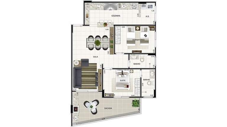 Imagem Apartamento com 2 Quartos à Venda, 79 m² em Aviação - Praia Grande Imagem Apartamento com 2 Quartos à Venda, 79 m² em Aviação - Praia Grande