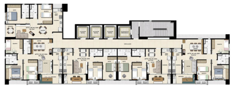 Imagem Apartamento com 2 Quartos à Venda, 53 m² em Caxangá - Recife