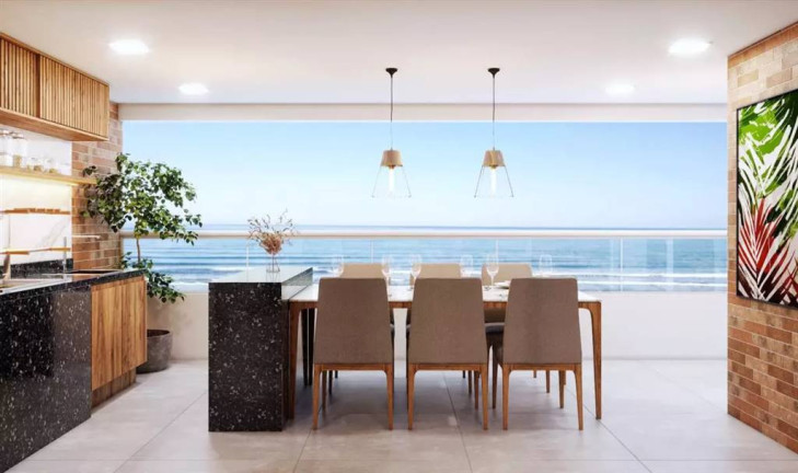 Apartamento com 3 Quartos à Venda, 126 m² em Aviação - Praia Grande