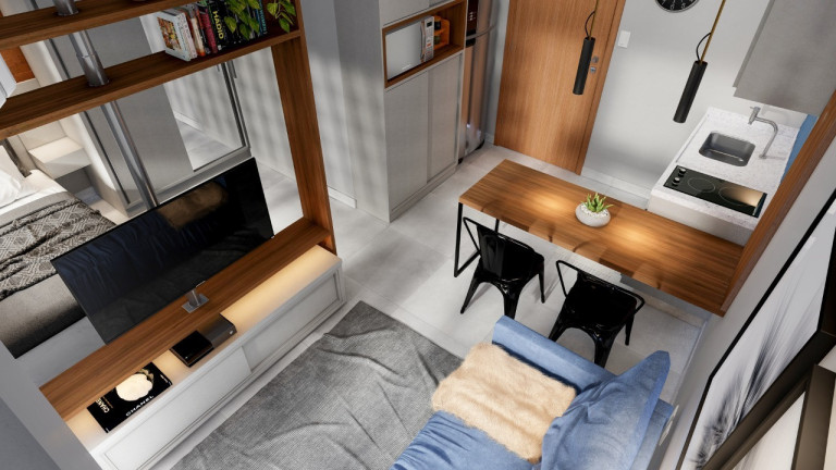 Imagem Kitnet com 1 Quarto à Venda, 26 m² em Vila Amélia - Ribeirão Preto