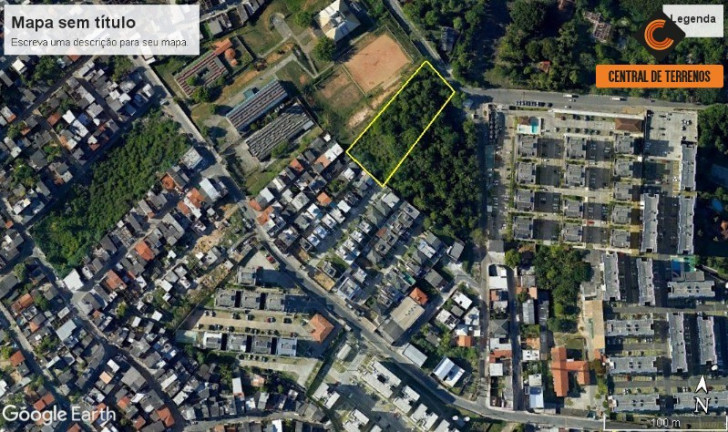Terreno à Venda, 4.107 m² em Caji - Lauro De Freitas
