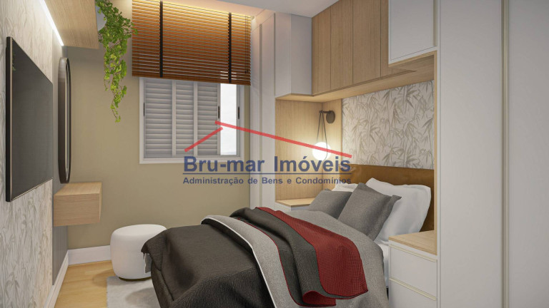 Imagem Apartamento com 2 Quartos à Venda, 55 m² em Campo Grande - Santos