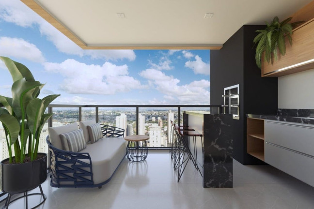 Imagem Apartamento com 1 Quarto à Venda, 43 m² em Centro - Curitiba