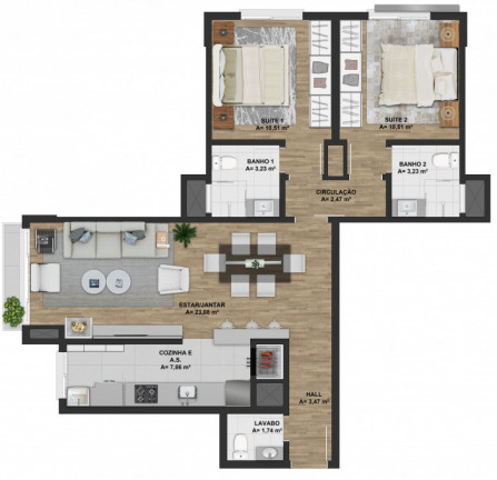 Imagem Apartamento com 1 Quarto à Venda, 48 m² em Centro - Gramado Imagem Apartamento com 1 Quarto à Venda, 48 m² em Centro - Gramado