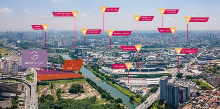 Imagem Imóvel com 2 Quartos à Venda, 34 m² em Santo Amaro - São Paulo