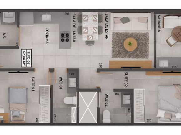 Imagem Apartamento à Venda, 68 m² em Jardim Oceania - João Pessoa Imagem Apartamento à Venda, 68 m² em Jardim Oceania - João Pessoa