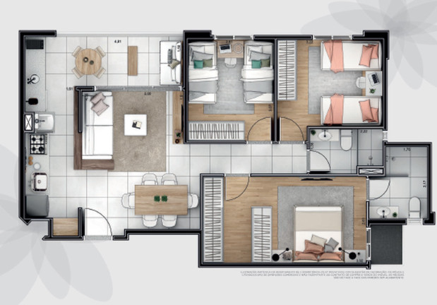 Imagem Imóvel com 2 Quartos à Venda, 64 m² em Ponte Grande - Guarulhos