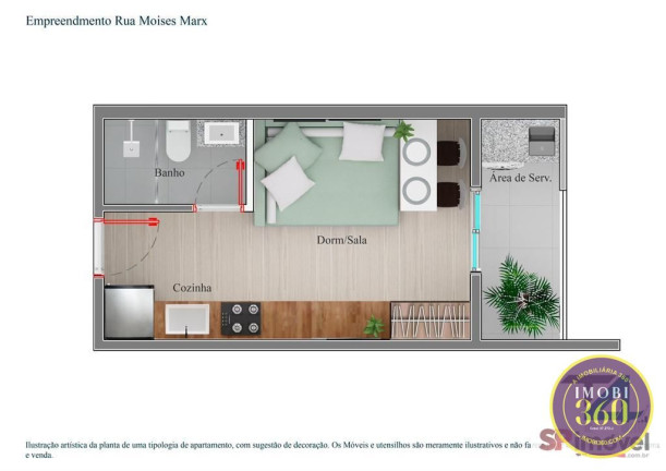 Imagem Apartamento com 1 Quarto à Venda, 22 m² em Vila Matilde - São Paulo