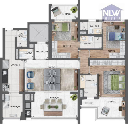 Imagem Apartamento com 3 Quartos à Venda, 136 m² em Vila Mariana - São Paulo