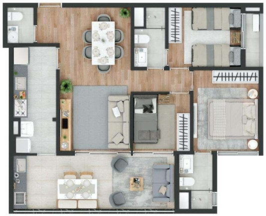 Imagem Apartamento com 3 Quartos à Venda, 89 m² em Vila Clementino - São Paulo Imagem Apartamento com 3 Quartos à Venda, 89 m² em Vila Clementino - São Paulo