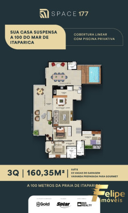 Imagem Imóvel com 3 Quartos à Venda, 105 m² em Praia De Itaparica - Vila Velha Imagem Imóvel com 3 Quartos à Venda, 105 m² em Praia De Itaparica - Vila Velha