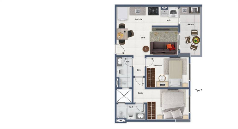 Imagem Apartamento com 2 Quartos à Venda, 57 m² em Forte - Praia Grande Imagem Apartamento com 2 Quartos à Venda, 57 m² em Forte - Praia Grande