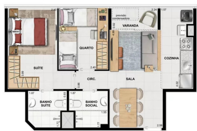 Imagem Imóvel com 3 Quartos à Venda, 60 m² em Barra Da Tijuca - Rio De Janeiro Imagem Imóvel com 3 Quartos à Venda, 60 m² em Barra Da Tijuca - Rio De Janeiro