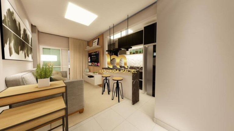 Apartamento com 1 Quarto à Venda, 49 m² em Caiçara - Praia Grande