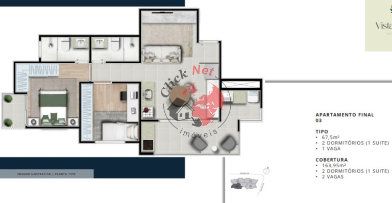 Imagem Apartamento com 3 Quartos à Venda, 80 m² em Vila Alzira - Santo André