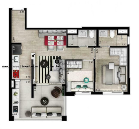 Imagem Apartamento com 2 Quartos à Venda, 60 m² em Pinheiros - São Paulo Imagem Apartamento com 2 Quartos à Venda, 60 m² em Pinheiros - São Paulo