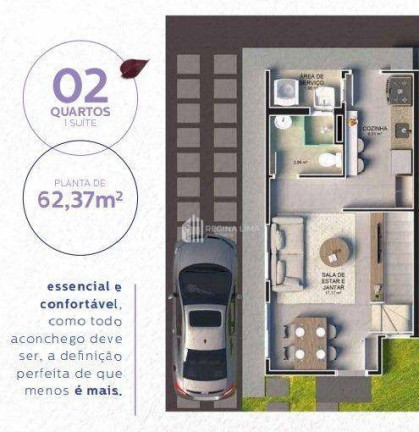 Imagem Casa com 2 Quartos à Venda, 62 m² em Todos Os Santos - Teresina