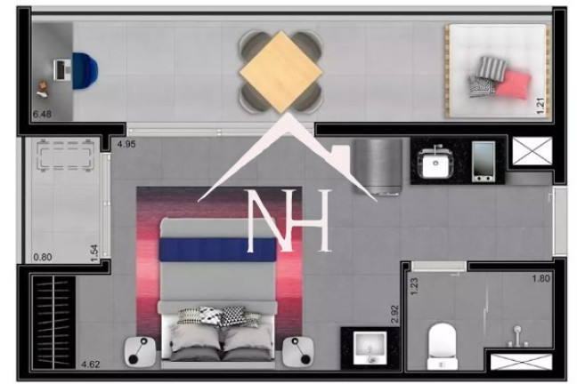 Imagem Apartamento com 1 Quarto à Venda, 31 m² em Perdizes - São Paulo