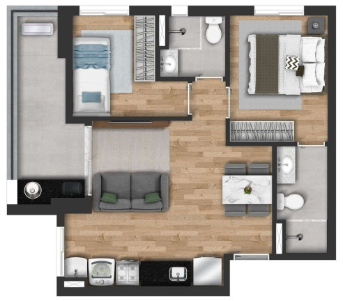 Apartamento com 1 Quarto à Venda, 30 m² em Vila Mariana - São Paulo