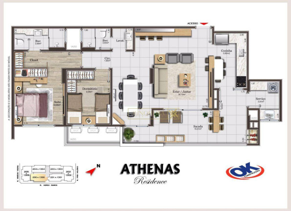Imagem Apartamento com 3 Quartos à Venda, 104 m² em Campinas - São José