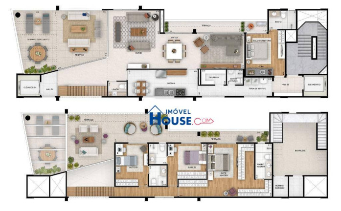 Imagem Cobertura com 4 Quartos à Venda, 302 m² em Jardins - São Paulo Imagem Cobertura com 4 Quartos à Venda, 302 m² em Jardins - São Paulo