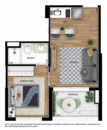 Imagem Imóvel com 2 Quartos à Venda, 128 m² em Conceição - São Paulo