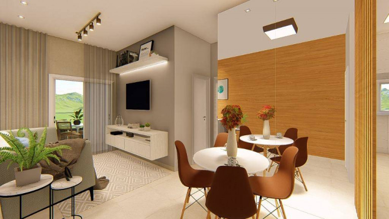 Imagem Apartamento com 2 Quartos à Venda, 60 m² em Guilhermina - Praia Grande