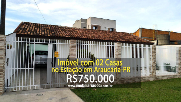 Casa com 3 Quartos à Venda, 90 m² em Estação - Araucária