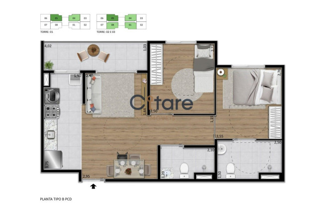 Imagem Apartamento com 2 Quartos à Venda, em Praia Do Futuro I - Fortaleza Imagem Apartamento com 2 Quartos à Venda, em Praia Do Futuro I - Fortaleza