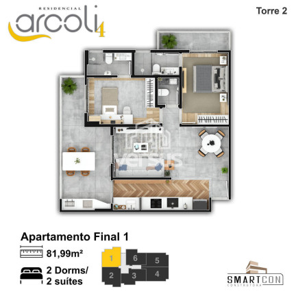 Imagem Apartamento com 2 Quartos à Venda, 67 m² em Vila Mirim - Praia Grande Imagem Apartamento com 2 Quartos à Venda, 67 m² em Vila Mirim - Praia Grande