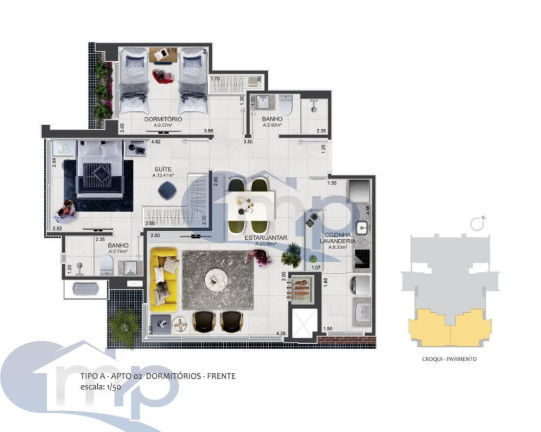 Imagem Apartamento com 1 Quarto à Venda, 49 m² em Predial - Torres