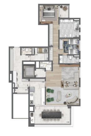 Imagem Apartamento com 4 Quartos à Venda, 268 m² em Moema - São Paulo
