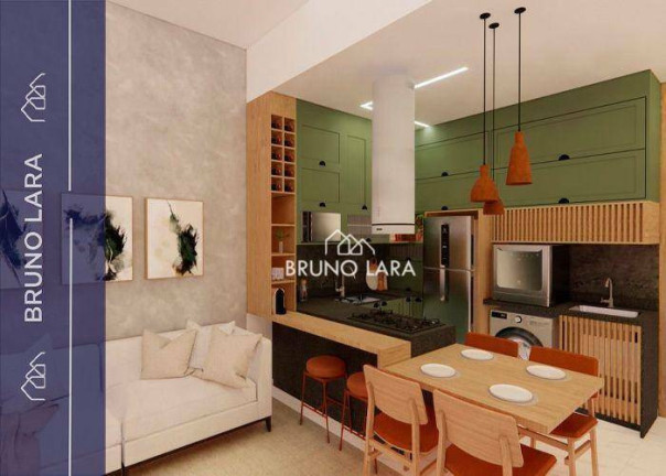 Casa com 2 Quartos à Venda, 70 m² em Guaruja Mansões - Betim