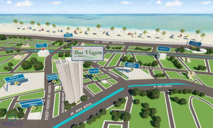 Apartamento com 2 Quartos à Venda, 47 m² em Boa Viagem - Recife