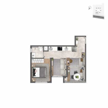 Imagem Imóvel com 1 Quarto à Venda, 29 m² em Vila Mariana - São Paulo Imagem Imóvel com 1 Quarto à Venda, 29 m² em Vila Mariana - São Paulo