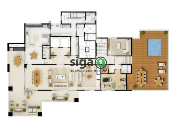Apartamento com 4 Quartos à Venda, 820 m² em Campo Belo - São Paulo