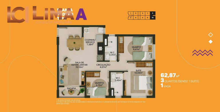 Imagem Apartamento com 2 Quartos à Venda, 51 m² em Cambeba - Fortaleza Imagem Apartamento com 2 Quartos à Venda, 51 m² em Cambeba - Fortaleza