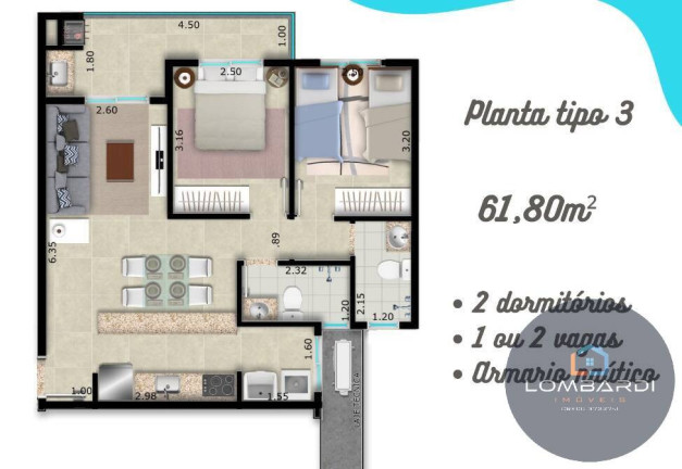 Imagem Apartamento com 2 Quartos à Venda, 61 m² em Itagua - Ubatuba Imagem Apartamento com 2 Quartos à Venda, 61 m² em Itagua - Ubatuba