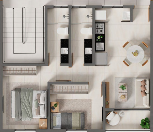 Imagem Apartamento com 2 Quartos à Venda, 54 m² em Jardim Cidade Universitária - João Pessoa Imagem Apartamento com 2 Quartos à Venda, 54 m² em Jardim Cidade Universitária - João Pessoa