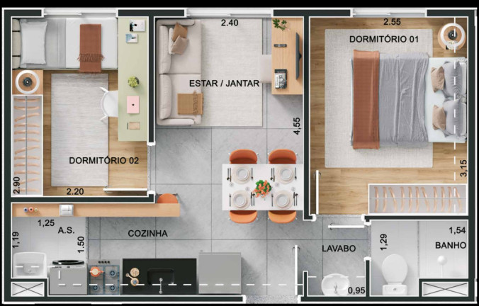 Imagem Apartamento com 2 Quartos à Venda, 36 m² em Jaguaré - São Paulo Imagem Apartamento com 2 Quartos à Venda, 36 m² em Jaguaré - São Paulo