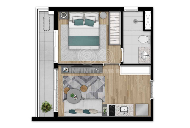 Imagem Apartamento com 1 Quarto à Venda, 30 m² em Vila Madalena - São Paulo