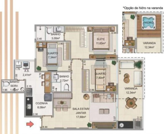 Imagem Imóvel com 3 Quartos à Venda, 86 m² em Recreio Dos Bandeirantes - Rio De Janeiro