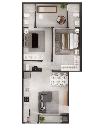 Imagem Apartamento com 2 Quartos à Venda, 62 m² em Rio Pequeno - Camboriú Imagem Apartamento com 2 Quartos à Venda, 62 m² em Rio Pequeno - Camboriú