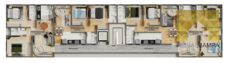 Imagem Apartamento com 2 Quartos à Venda, 50 m² em Altiplano Cabo Branco - João Pessoa Imagem Apartamento com 2 Quartos à Venda, 50 m² em Altiplano Cabo Branco - João Pessoa