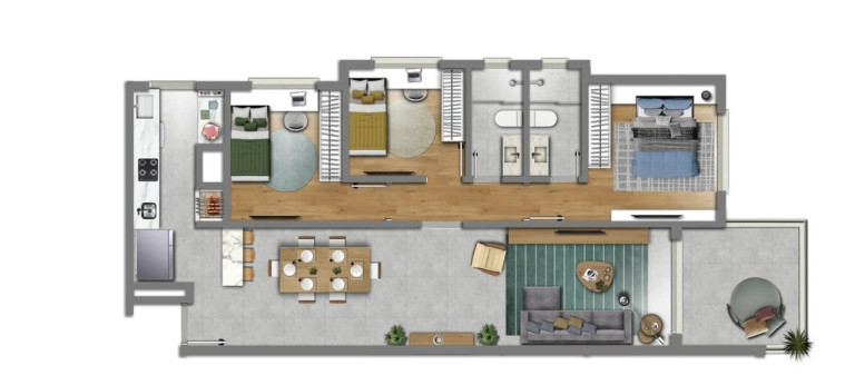 Imagem Apartamento com 2 Quartos à Venda, 65 m² em Petrópolis - Porto Alegre