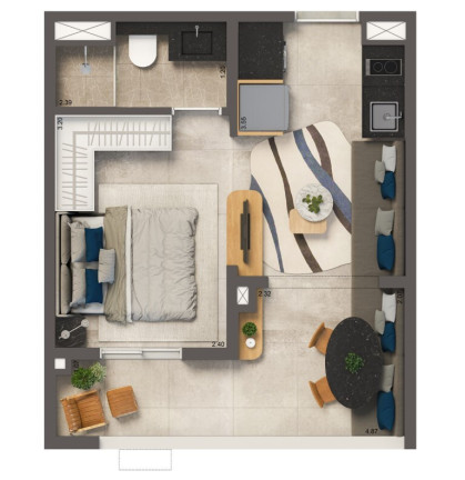 Imagem Apartamento com 2 Quartos à Venda, 38 m² em Brooklin Paulista - São Paulo Imagem Apartamento com 2 Quartos à Venda, 38 m² em Brooklin Paulista - São Paulo